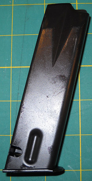 Beretta 92S magazine, right side view